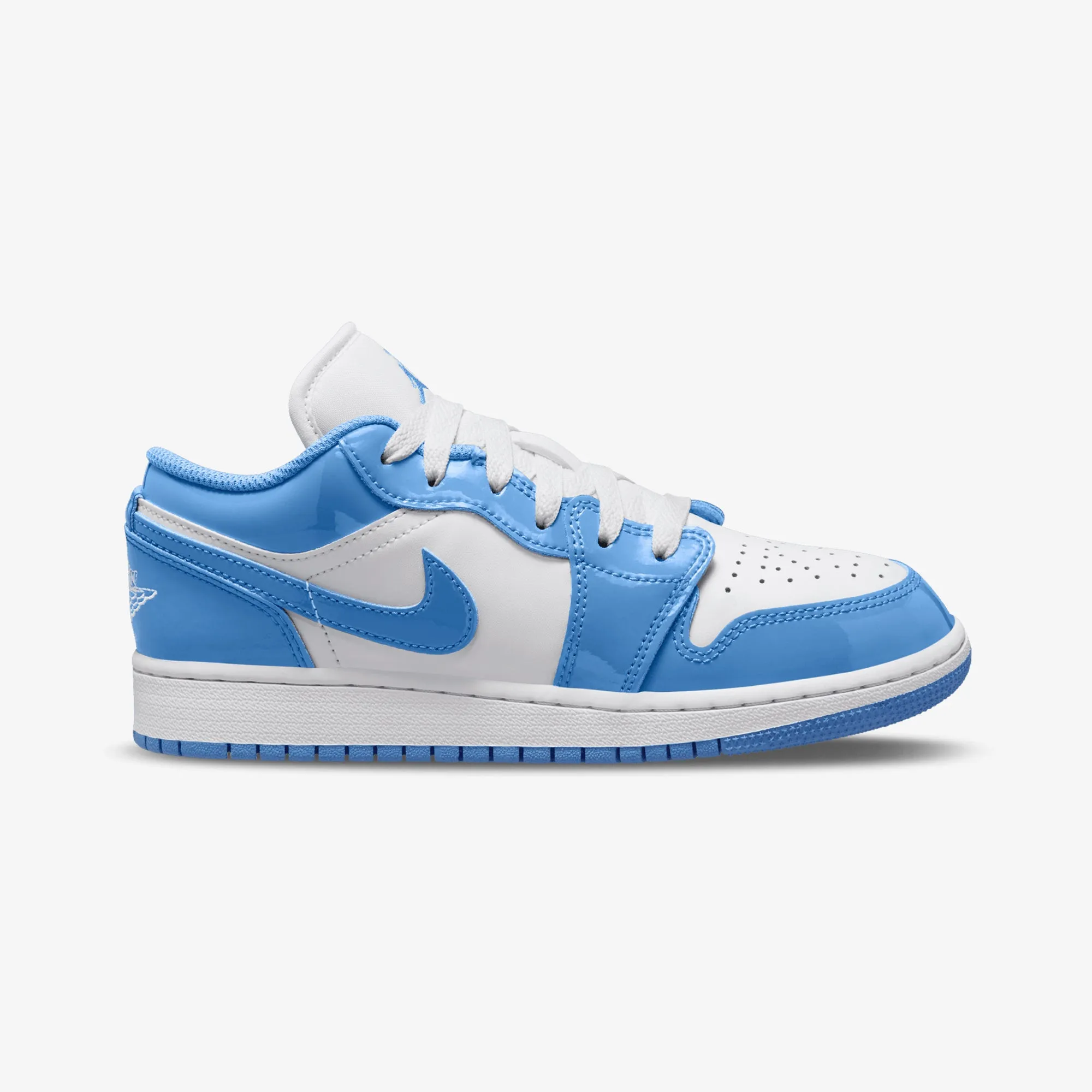 JORDAN | AIR JORDAN 1 LOW SE (GS) { WHITE/LEGEND BLUE