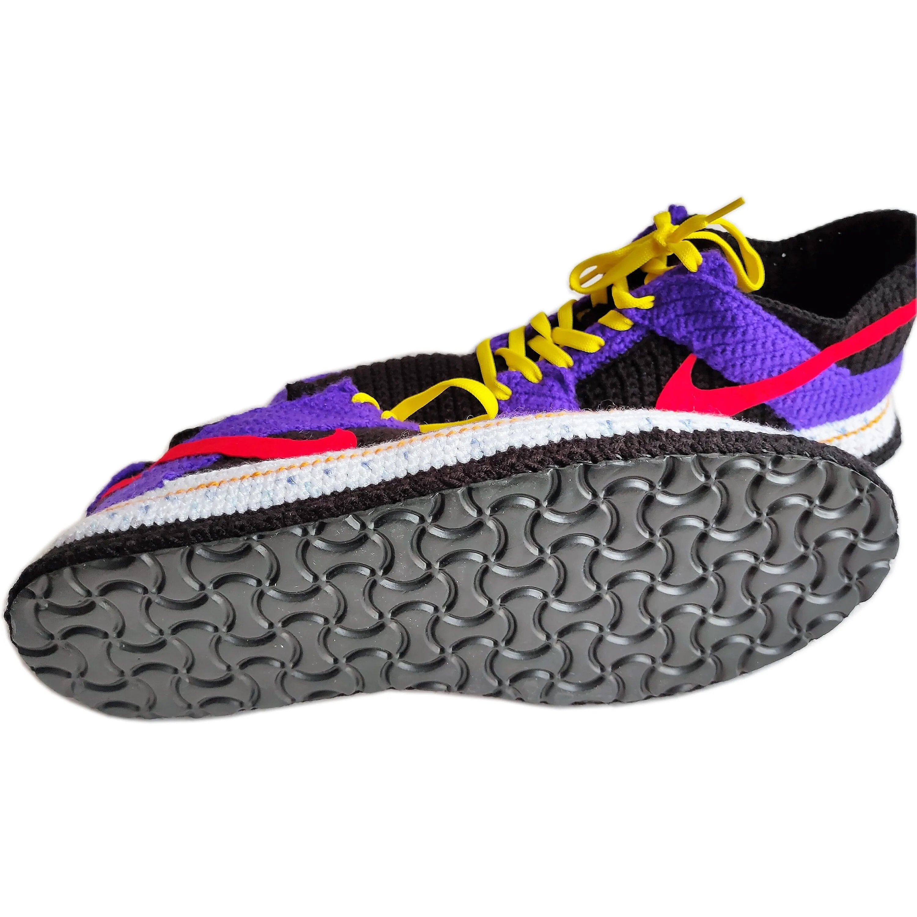 Jordan Dunk Low Purple Sneakers Plush Slippers