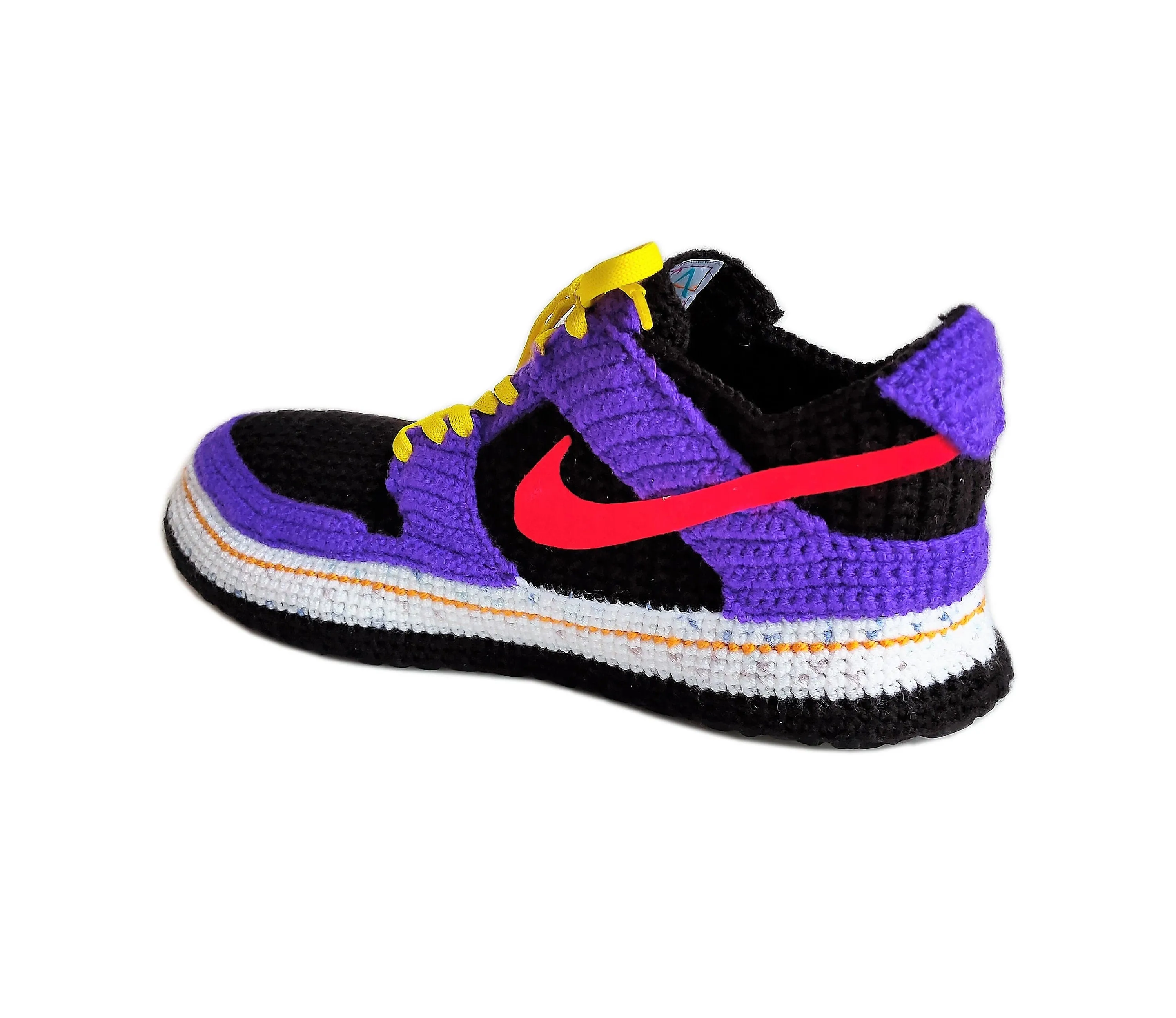 Jordan Dunk Low Purple Sneakers Plush Slippers