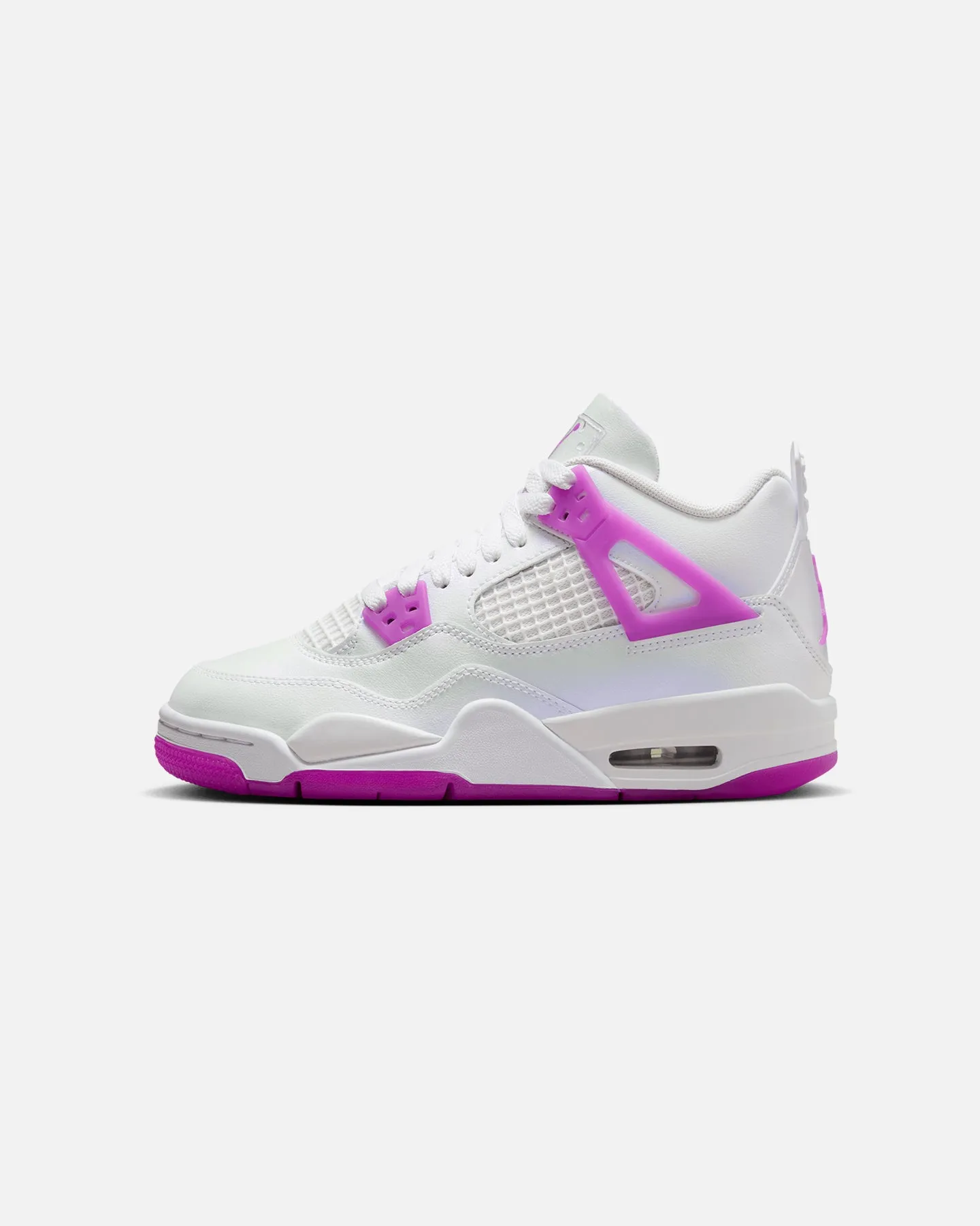 Jordan Kids' Air Jordan 4 Retro (GS) "Hyper Violet" White/Hyper Violet