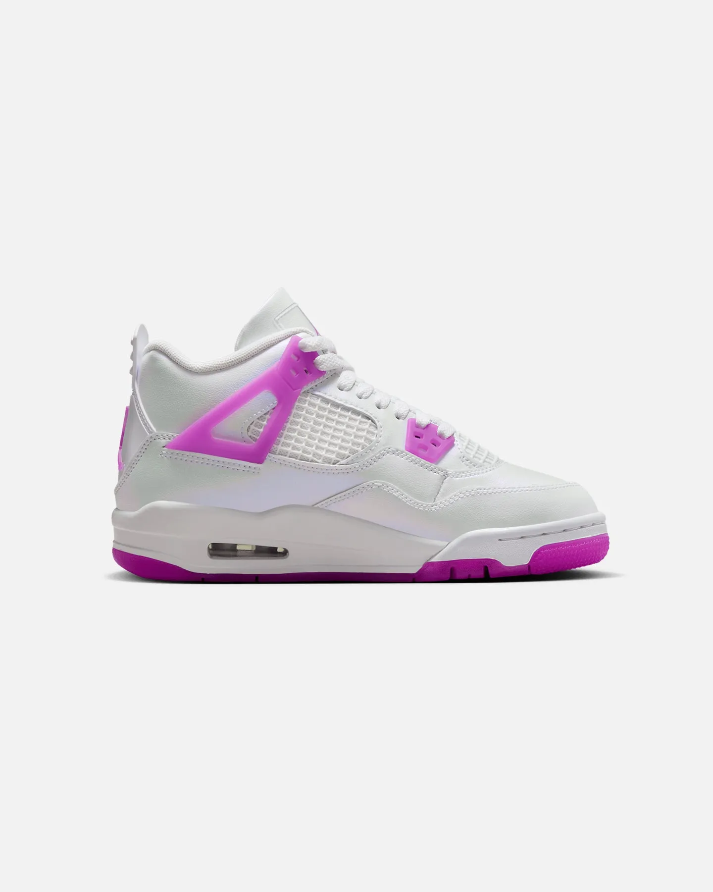 Jordan Kids' Air Jordan 4 Retro (GS) "Hyper Violet" White/Hyper Violet