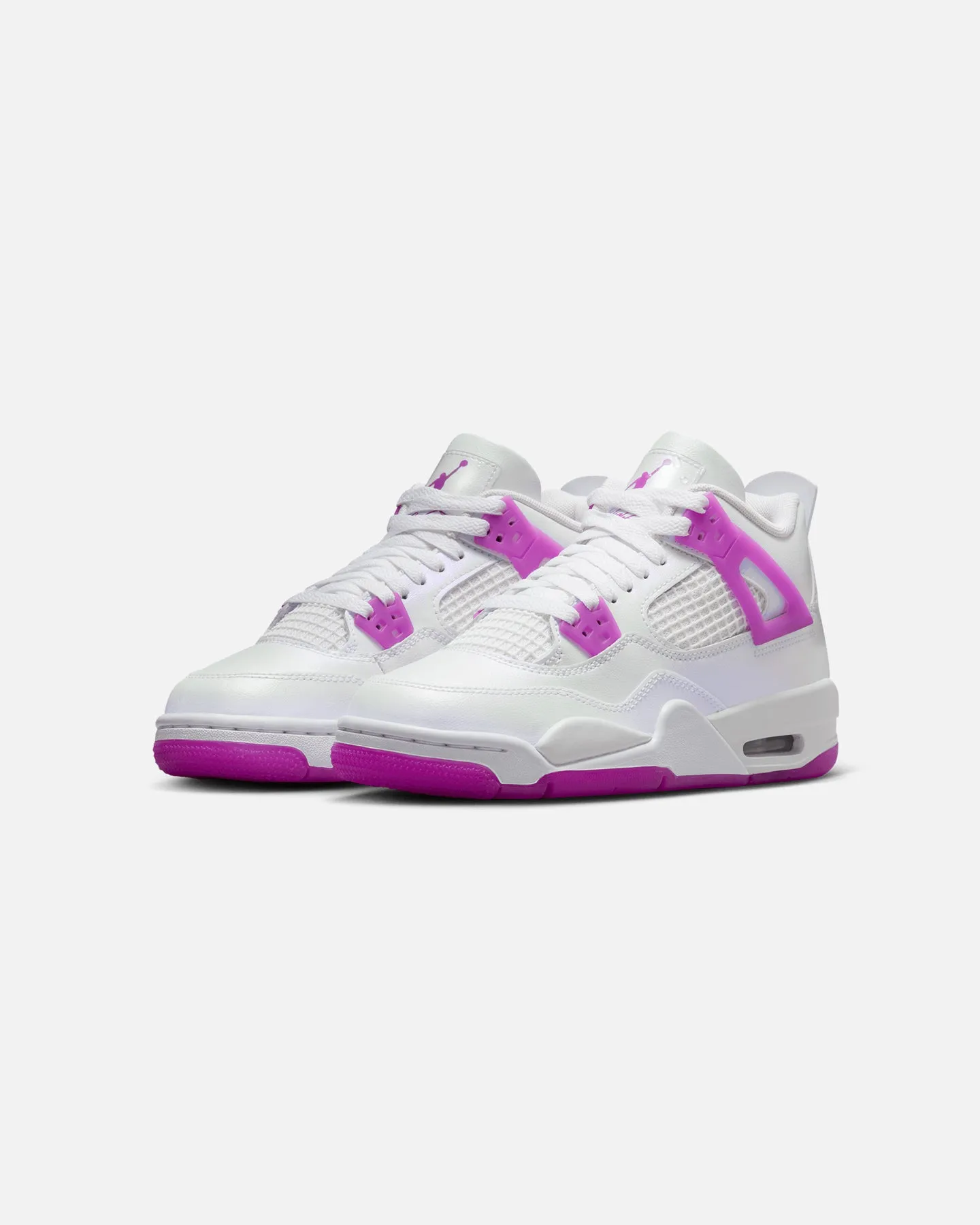 Jordan Kids' Air Jordan 4 Retro (GS) "Hyper Violet" White/Hyper Violet