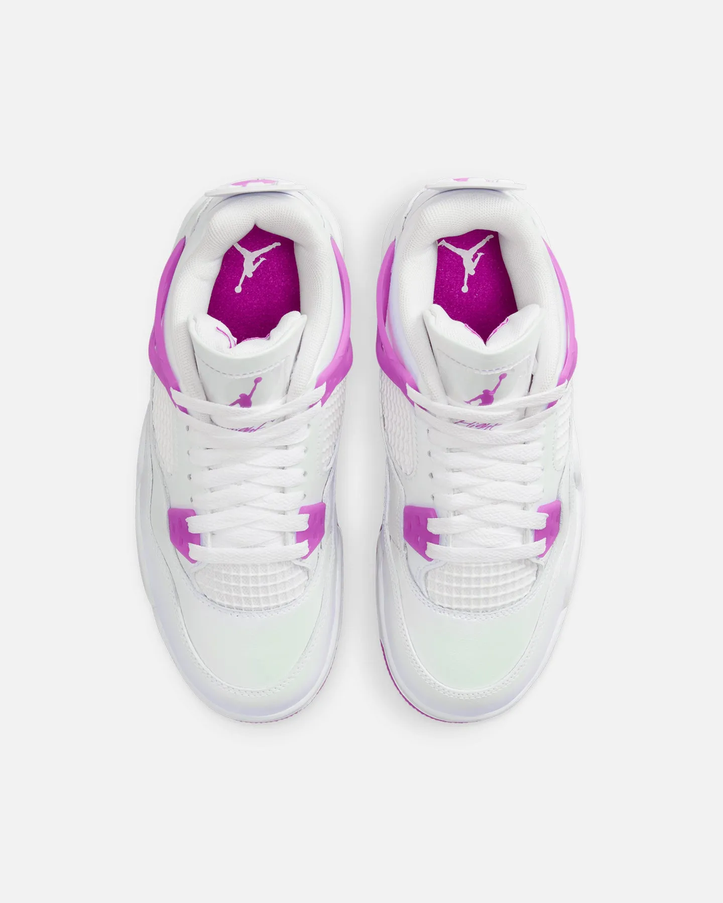 Jordan Kids' Air Jordan 4 Retro (GS) "Hyper Violet" White/Hyper Violet