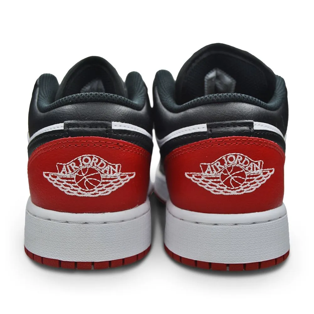 Juniors Nike Air Jordan 1 Low 'Bred Toe'