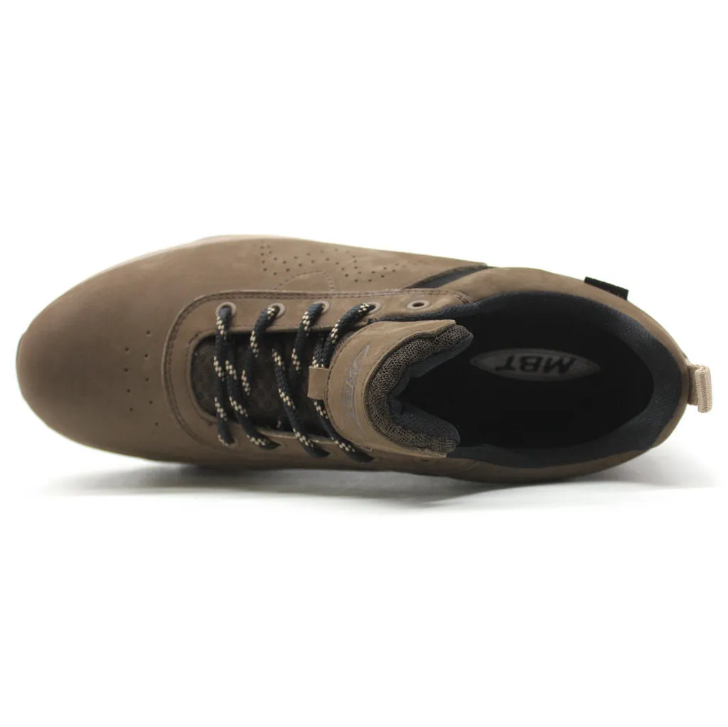 Kibo SYM Nubuck Leather Men's Low-Top Trainers