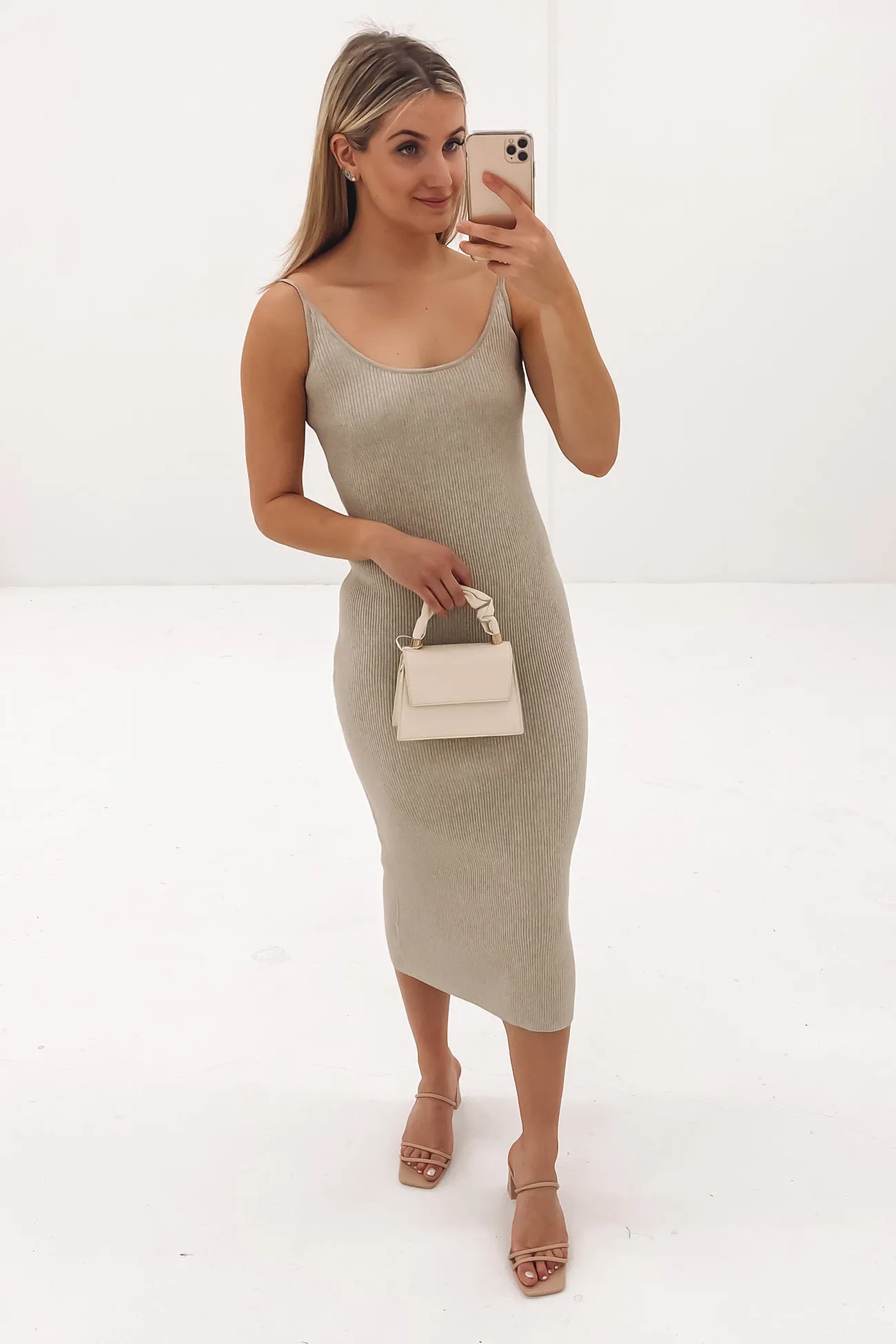 Lana Midi Dress Natural