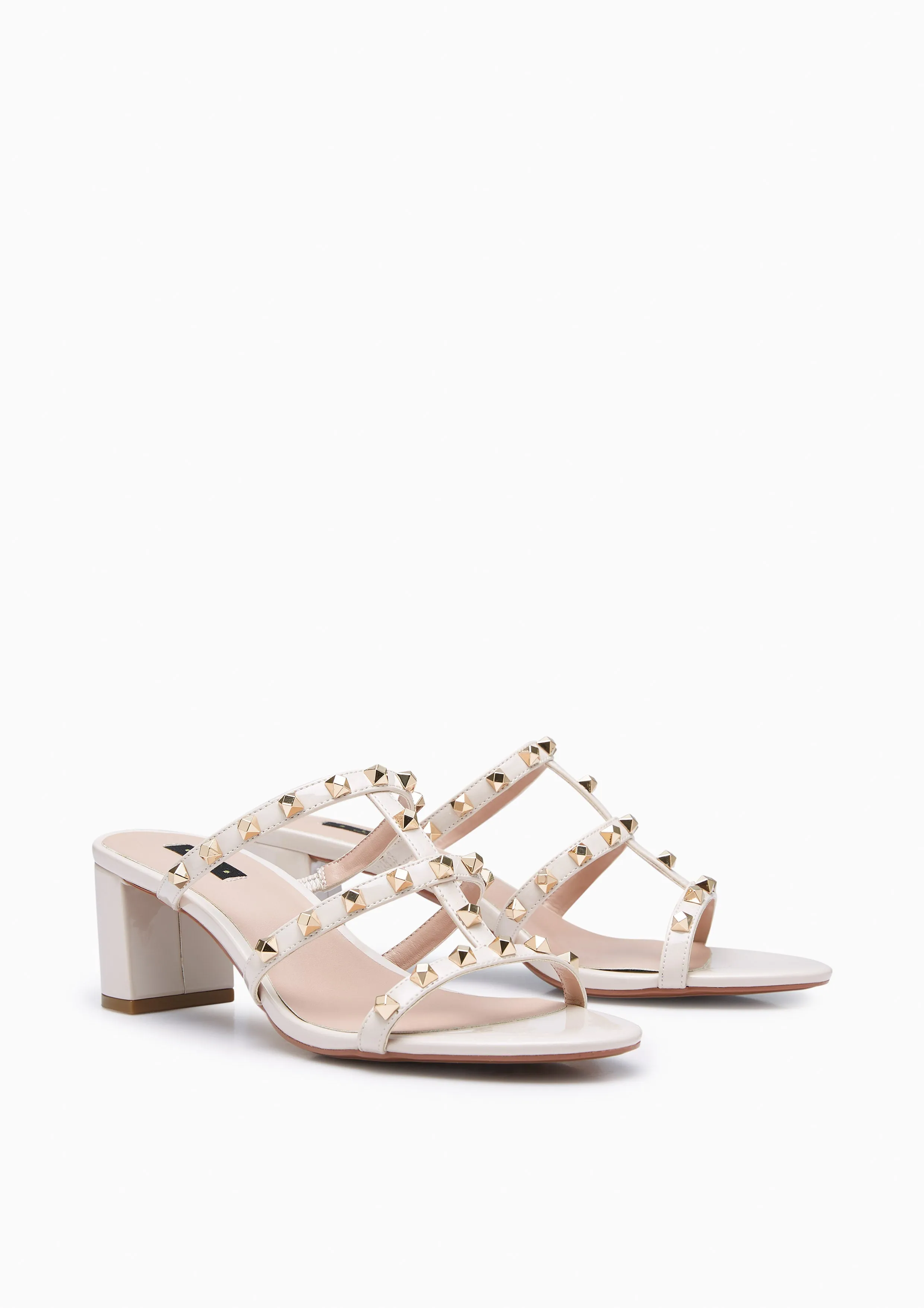 Linda Mid Heels - Ivory