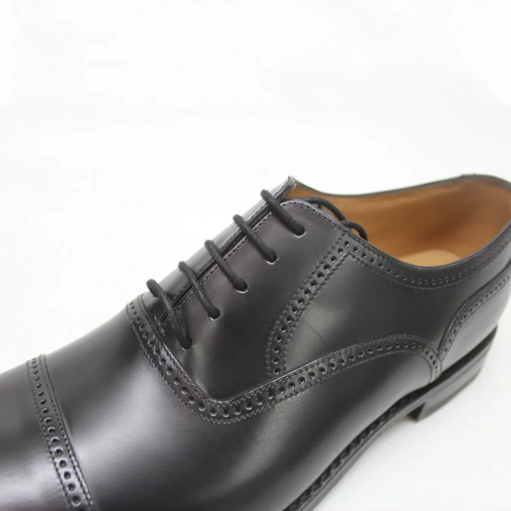 Loake Mens Shoes 263 Semi-Brogue Work Casual Oxford Lace-Up Leather - UK 9