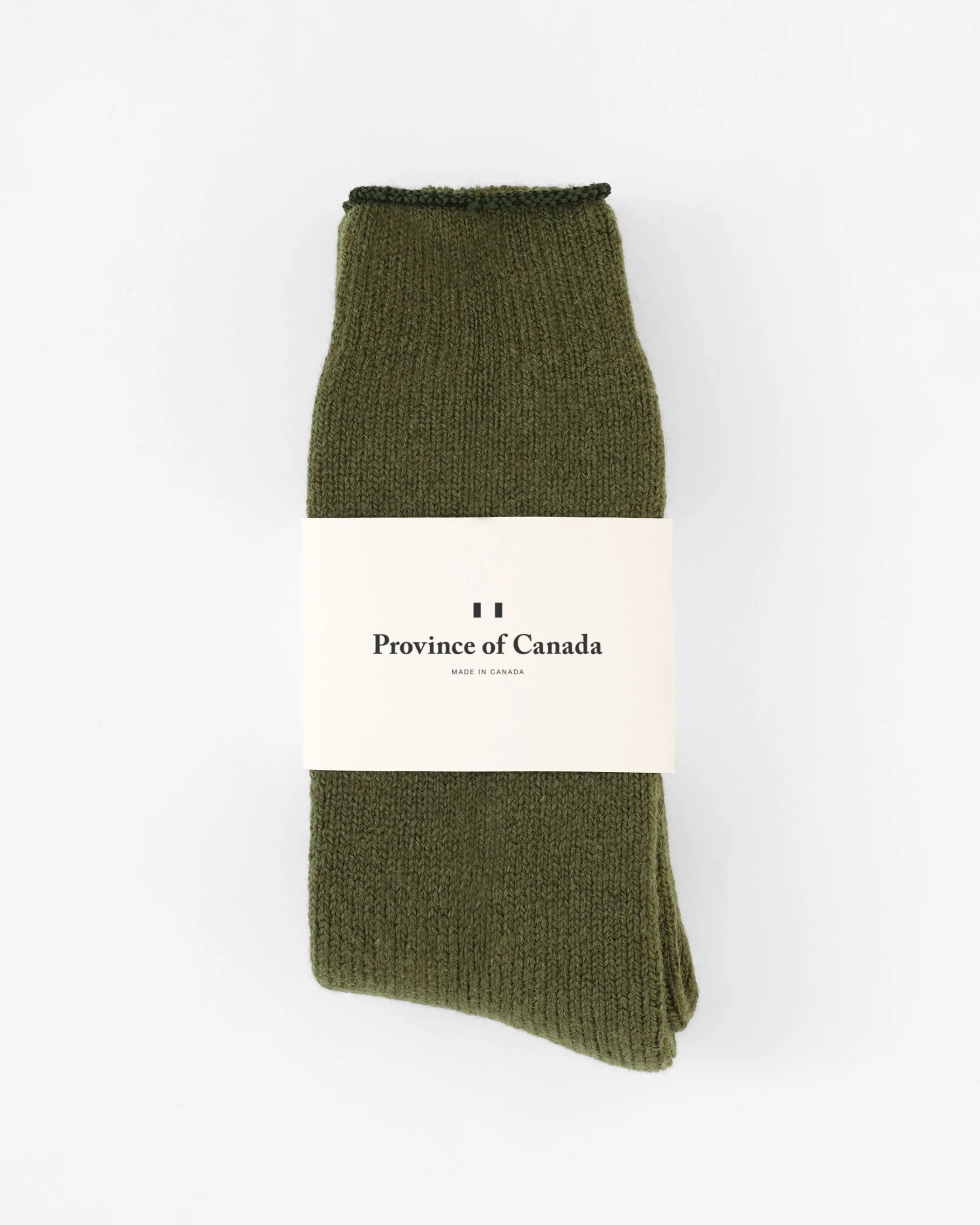 Long Slipper Sock Olive