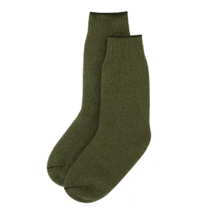 Long Slipper Sock Olive