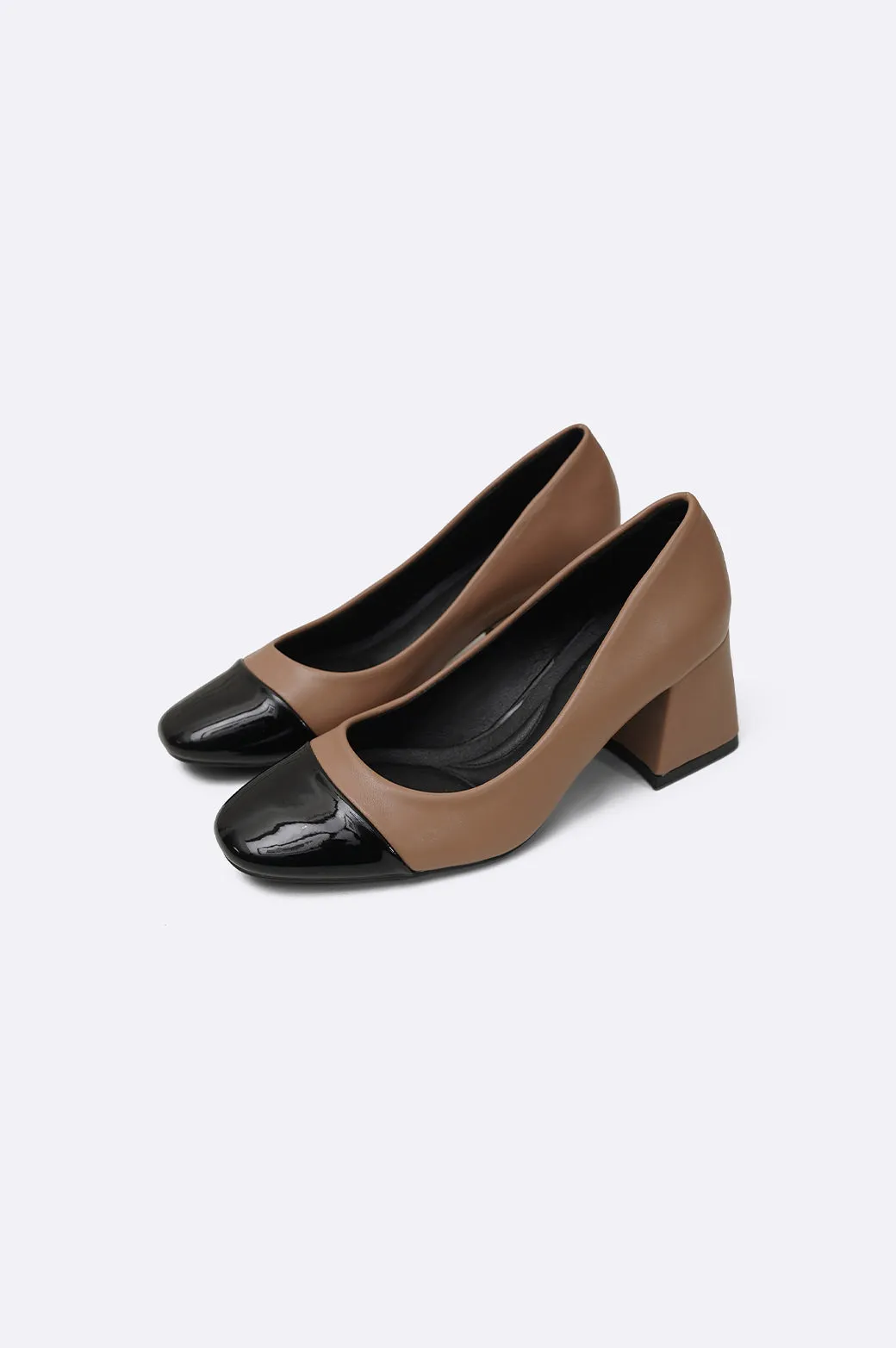 MAMA BLOCK HEEL PUMPS