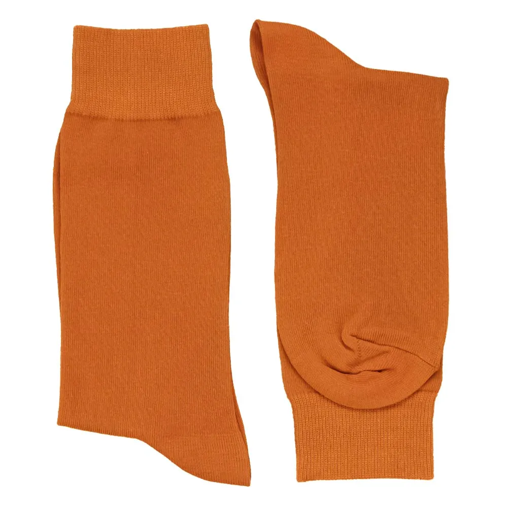 Men's Burnt Orange Socks