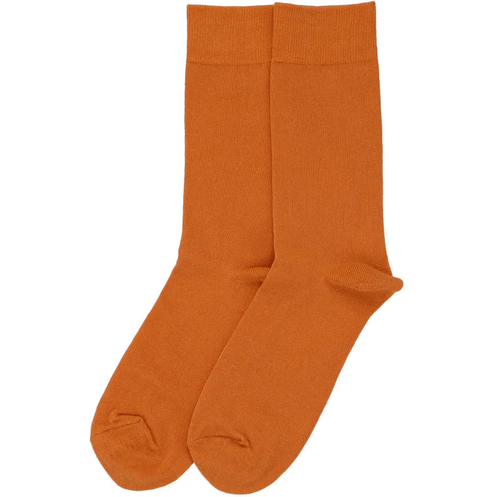 Men's Burnt Orange Socks