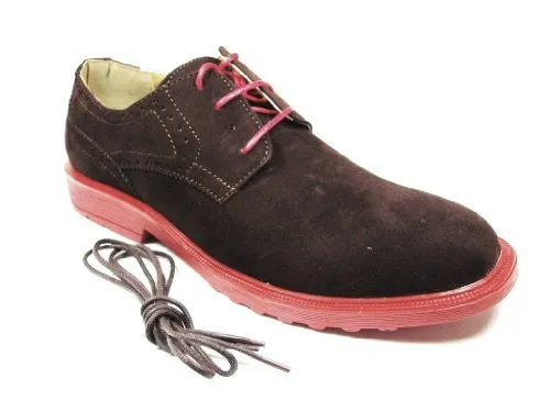 Men's Elvis Lace Up Contrast Sole Oxfords Dress Shoes