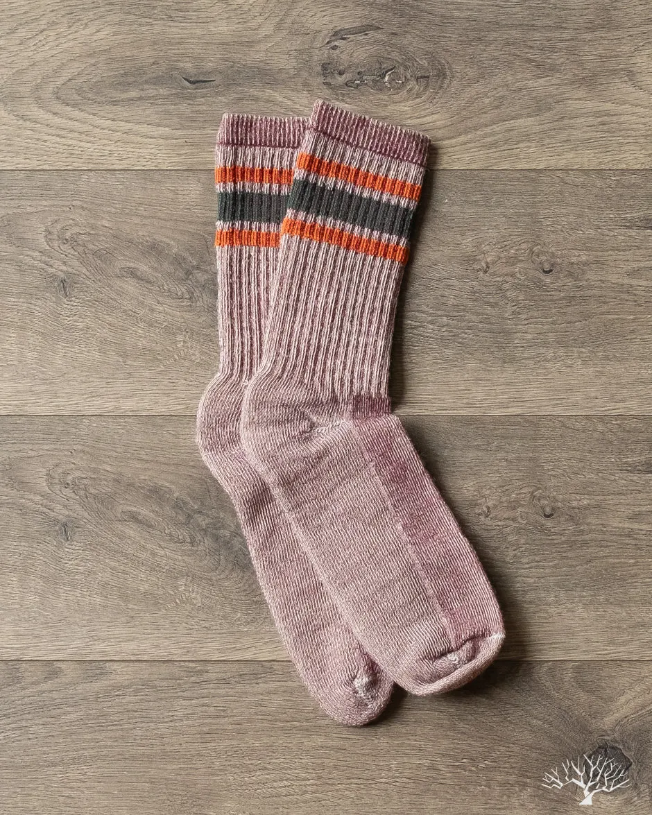 Merino Activity Sock - Maroon