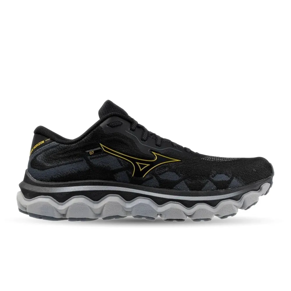 Mizuno Men's Wave Horizon 7 - Black/Citrus