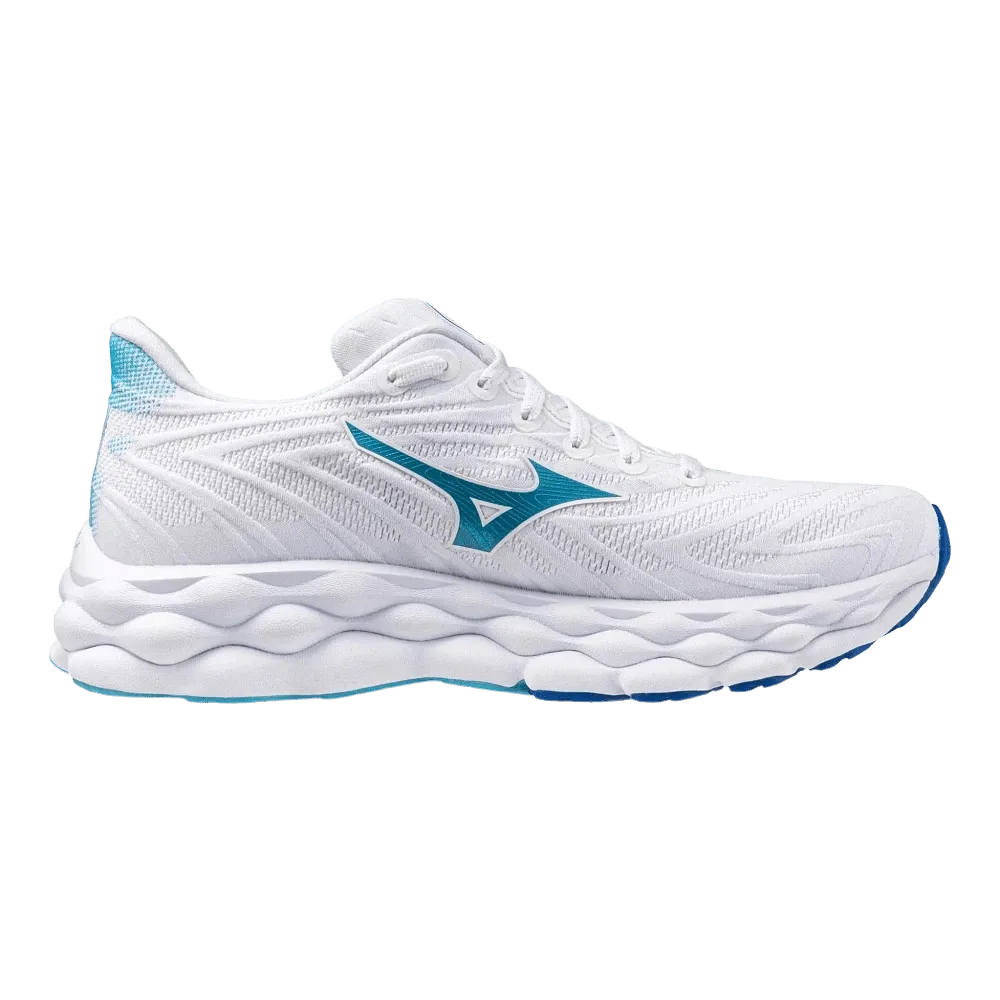 Mizuno Women's Wave Sky 8 - White/Mercury Blue