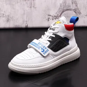 Multi-Color Casual Sporty High-Top Sneakers