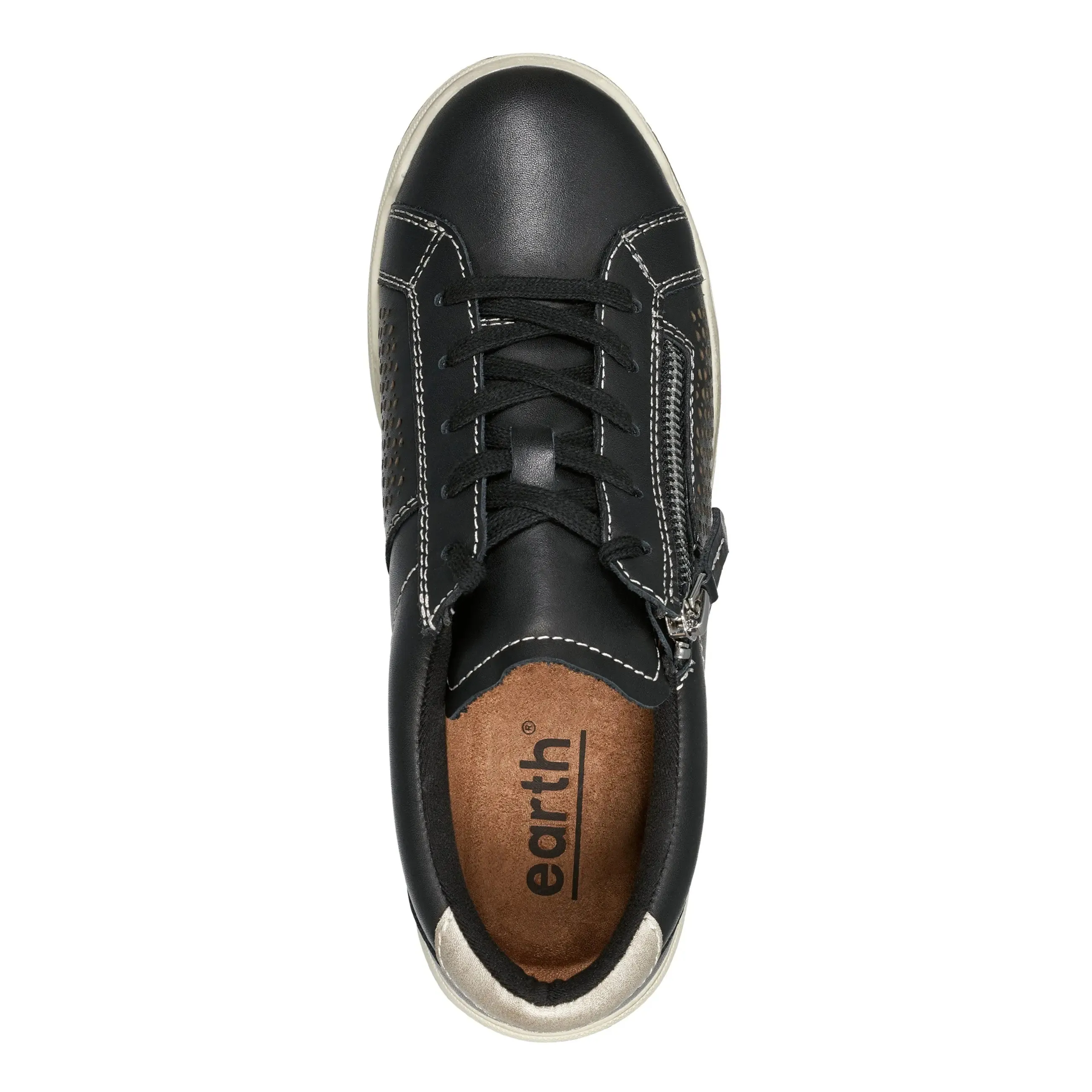 Netta Round Toe Casual Lace-up Sneakers