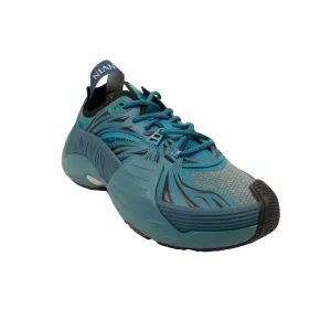 NIB Lanvin Turquoise Flash X Low Top Sneakers Size 42 $925