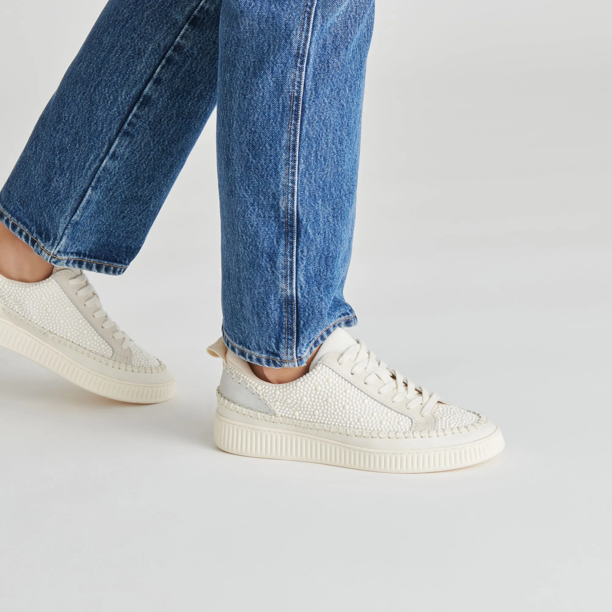 NICONA PEARL SNEAKERS VANILLA PEARLS