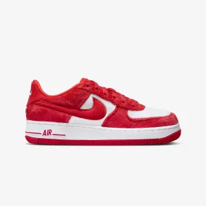 Nike | AIR FORCE 1 (GS)  { FIRE RED/LT CRIMSON-WHITE-PINK FOAM