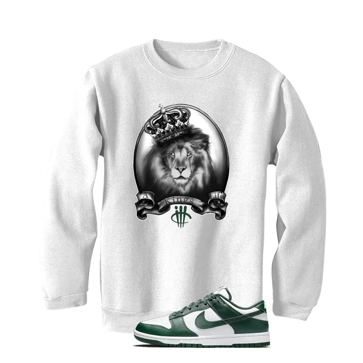 Nike Dunk Low Michigan State White T-Shirt (A Kings Life)