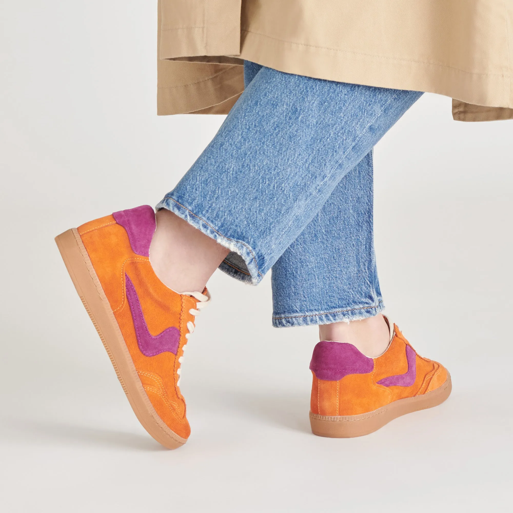 NOTICE SNEAKERS ORANGE MULTI SUEDE