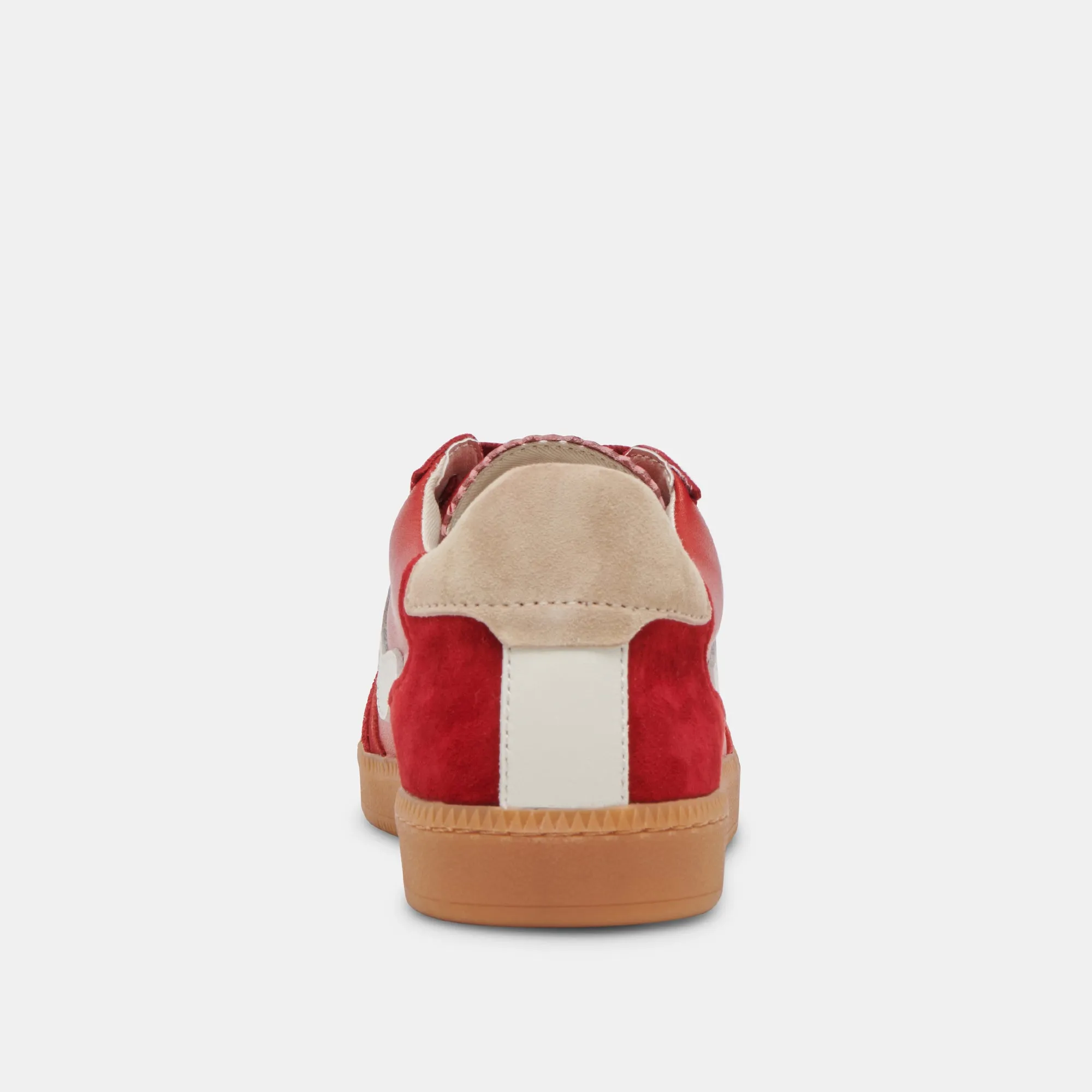 NOTICE WIDE SNEAKERS CRIMSON SUEDE