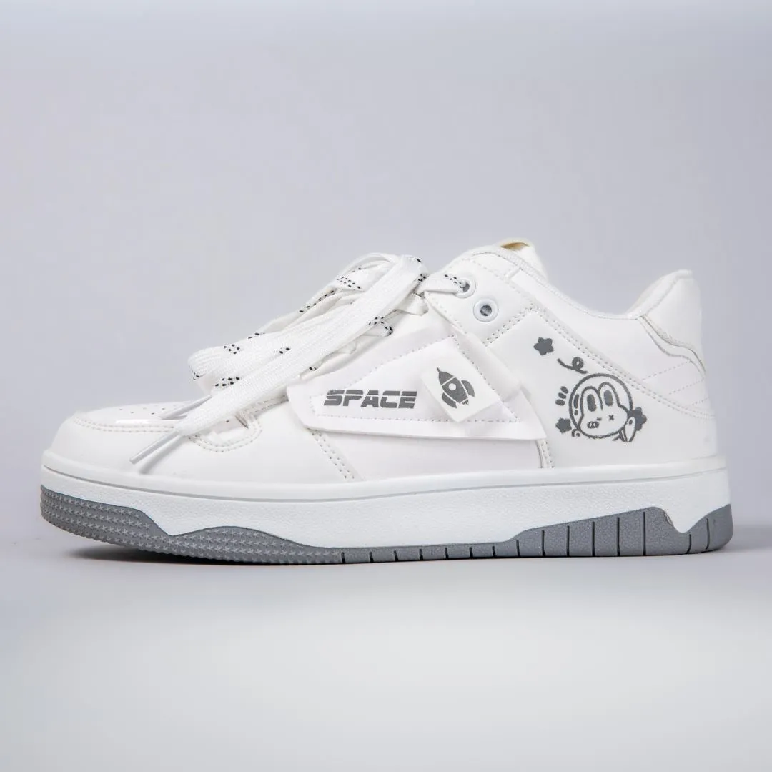 Out in Space Bunny Casual Sneakers - Unisex