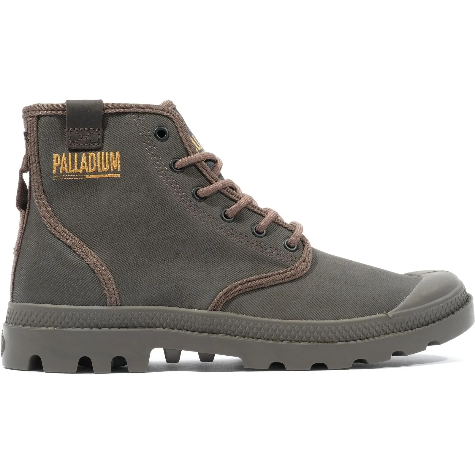 Palladium Mens Pampa Hi Coated High Rise Lace Up Boots