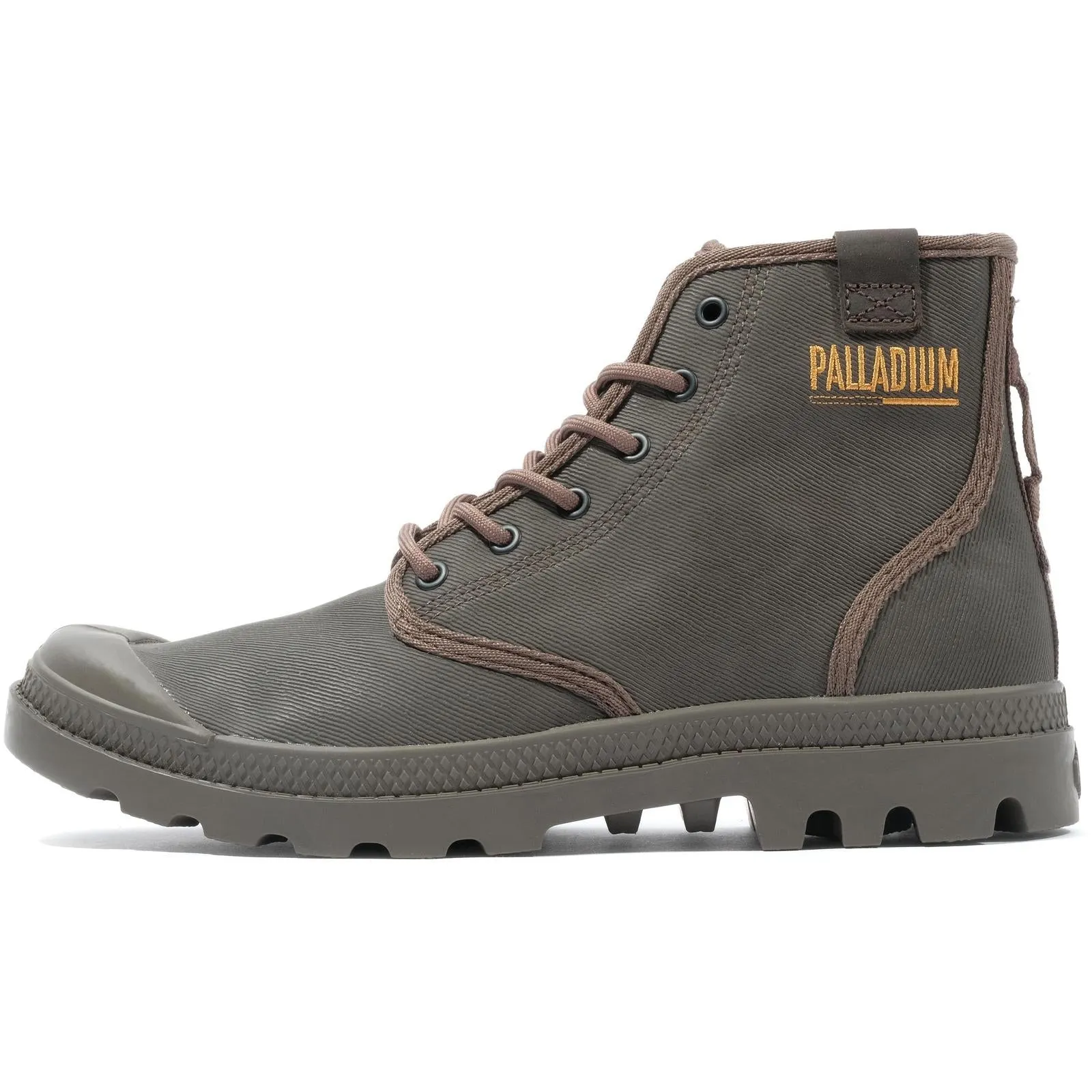 Palladium Mens Pampa Hi Coated High Rise Lace Up Boots