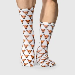 Pattern Dog Socks