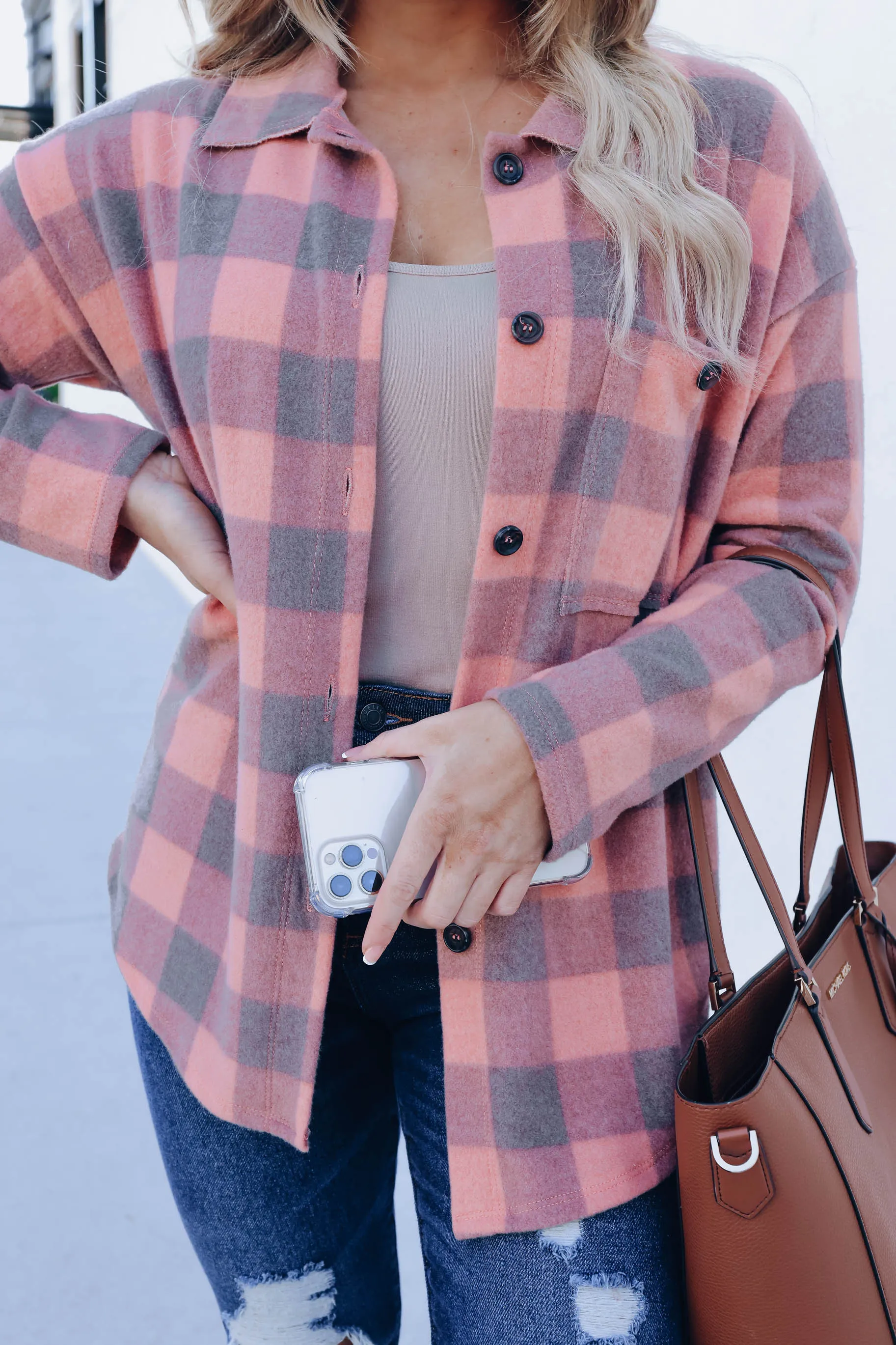 Petula Plaid Brushed Flannel Shirt