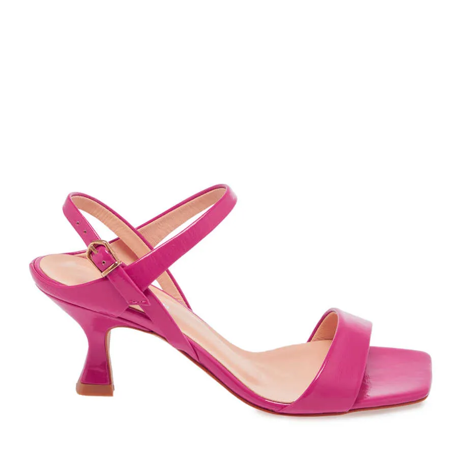 Pink Patent Leather Women's Evening Shoes - SCB-A67176