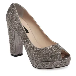 Platinum Vegan Women's Evening Shoes - SCB-A67348