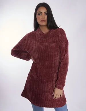 Plush High Neck Jumper