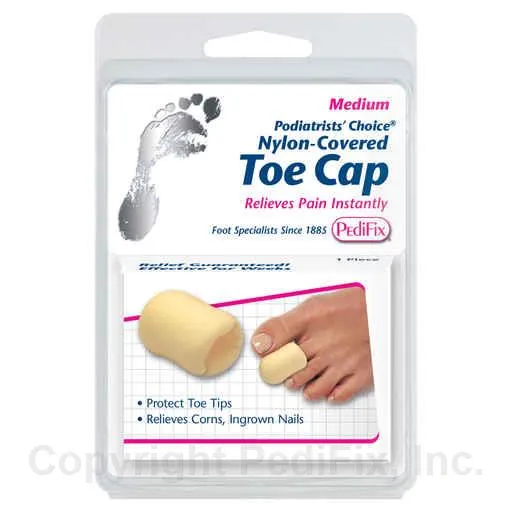 Podiatrists' Choice® Nylon-Covered Toe Cap