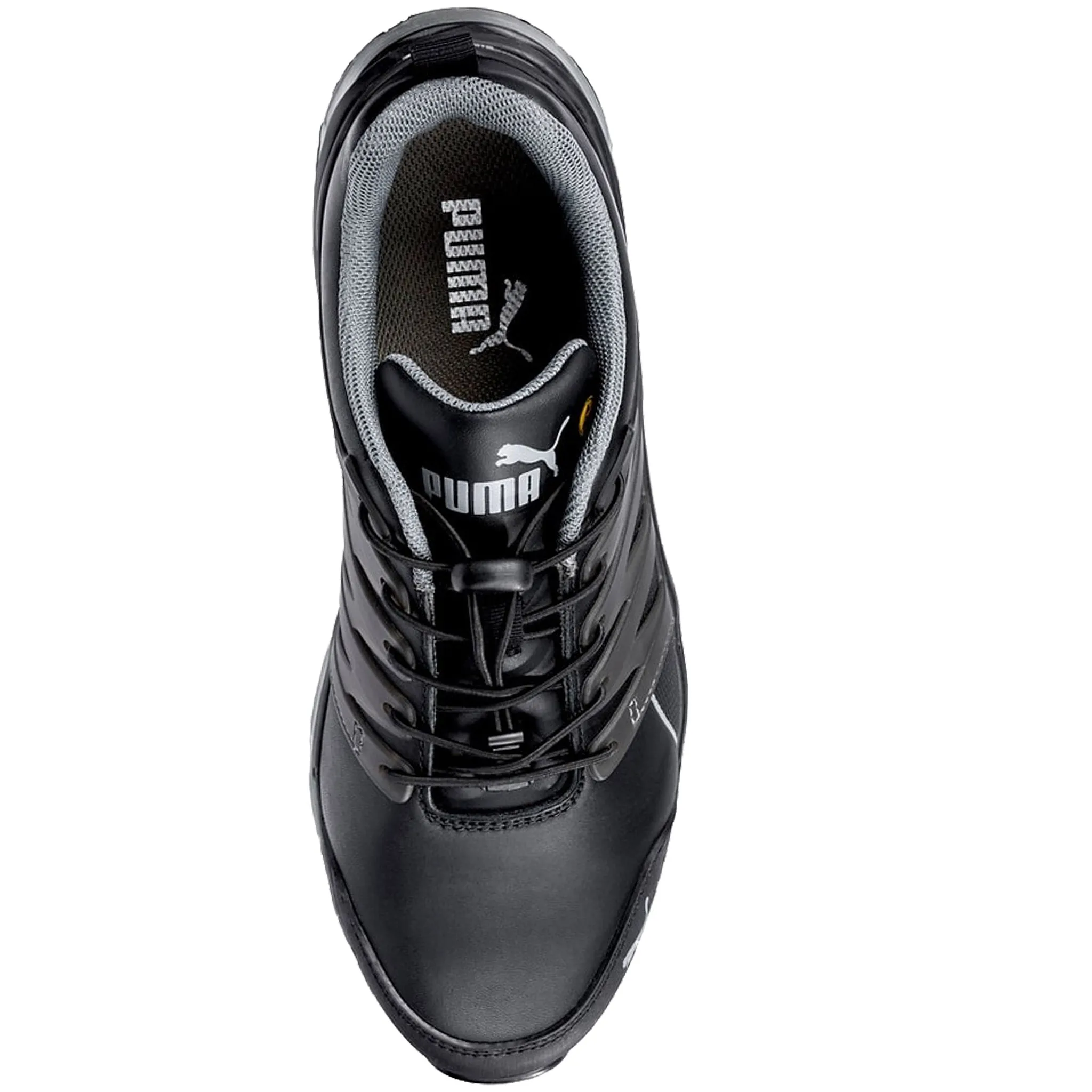 Puma Men's 643835 Fuse Motion 2.0 Black Low Composite Safety Toe Metal Free Work Shoes