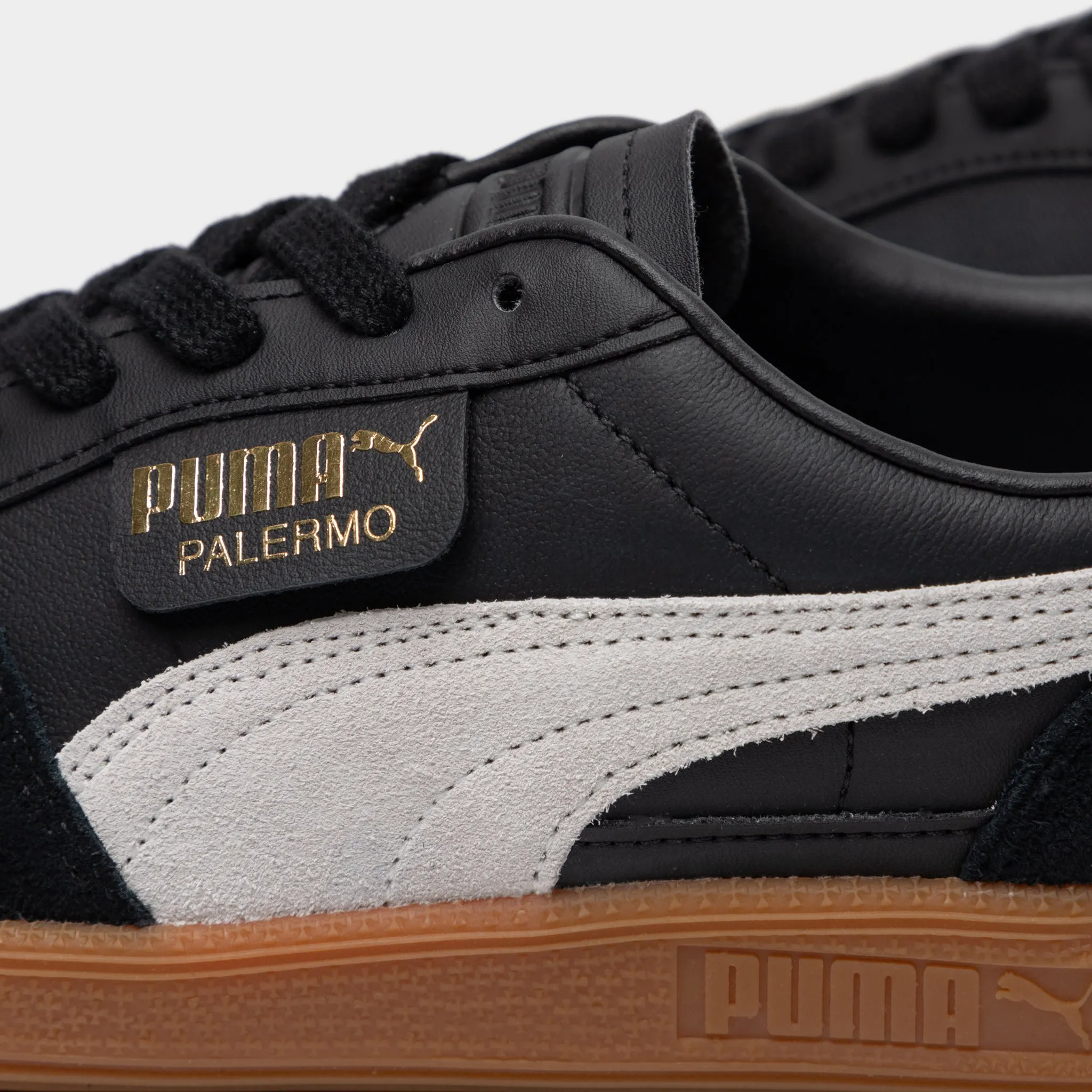 Puma Palermo Leather Puma Black / Feather Grey - Gum