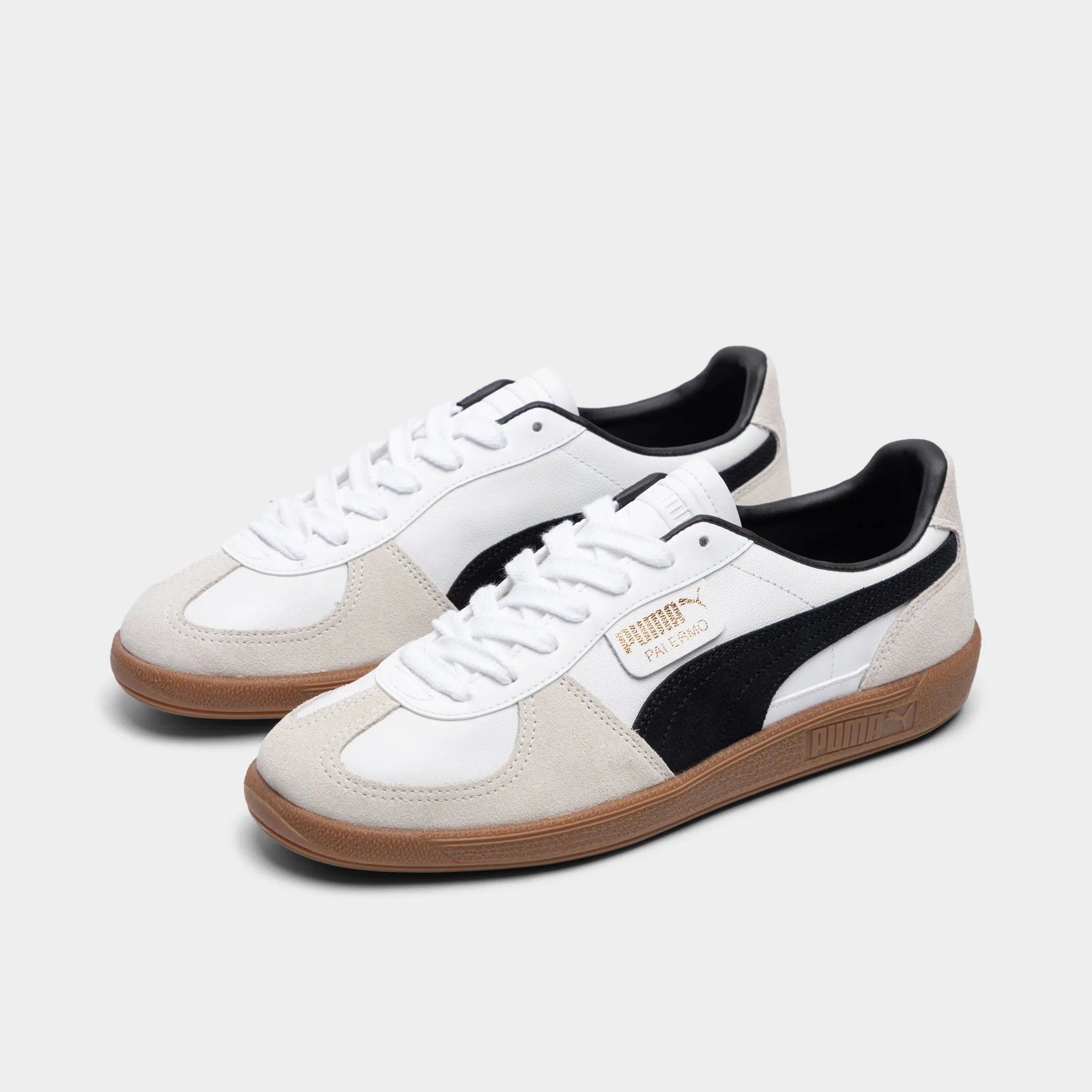 Puma Palermo Leather Puma White / Vapour Grey - Gum