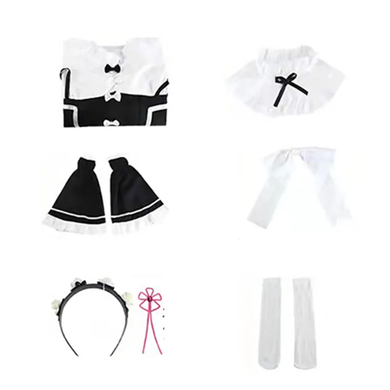 Re: Life In A Different World From Zero Re: Zero Starting Life in Another World: Rem Maid Cosplay Costume