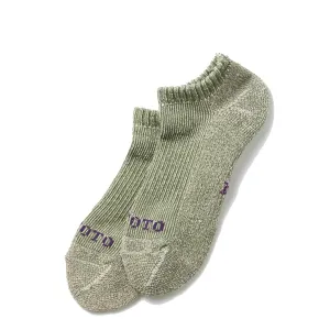 Rototo Hemp Pile Sock Hunter Green