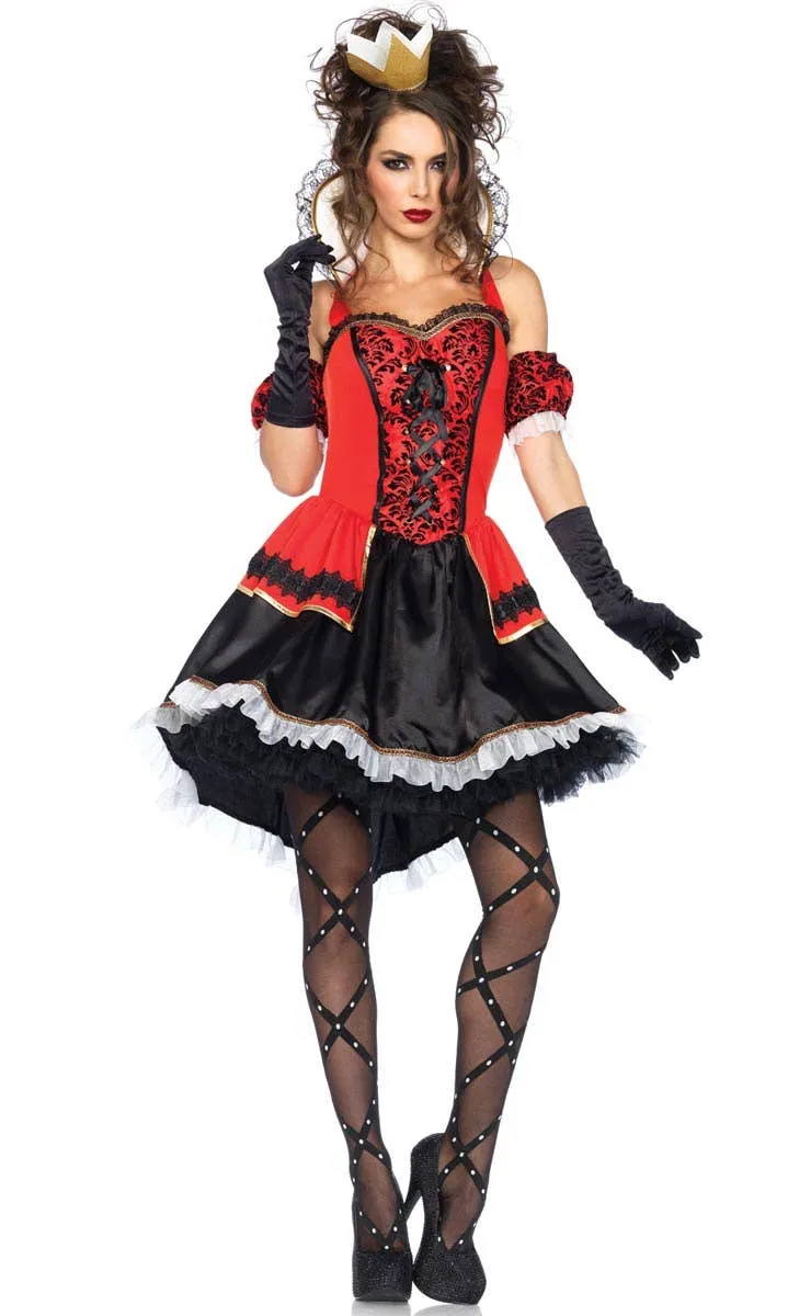 Royal Red Queen of Cards Womens Costume