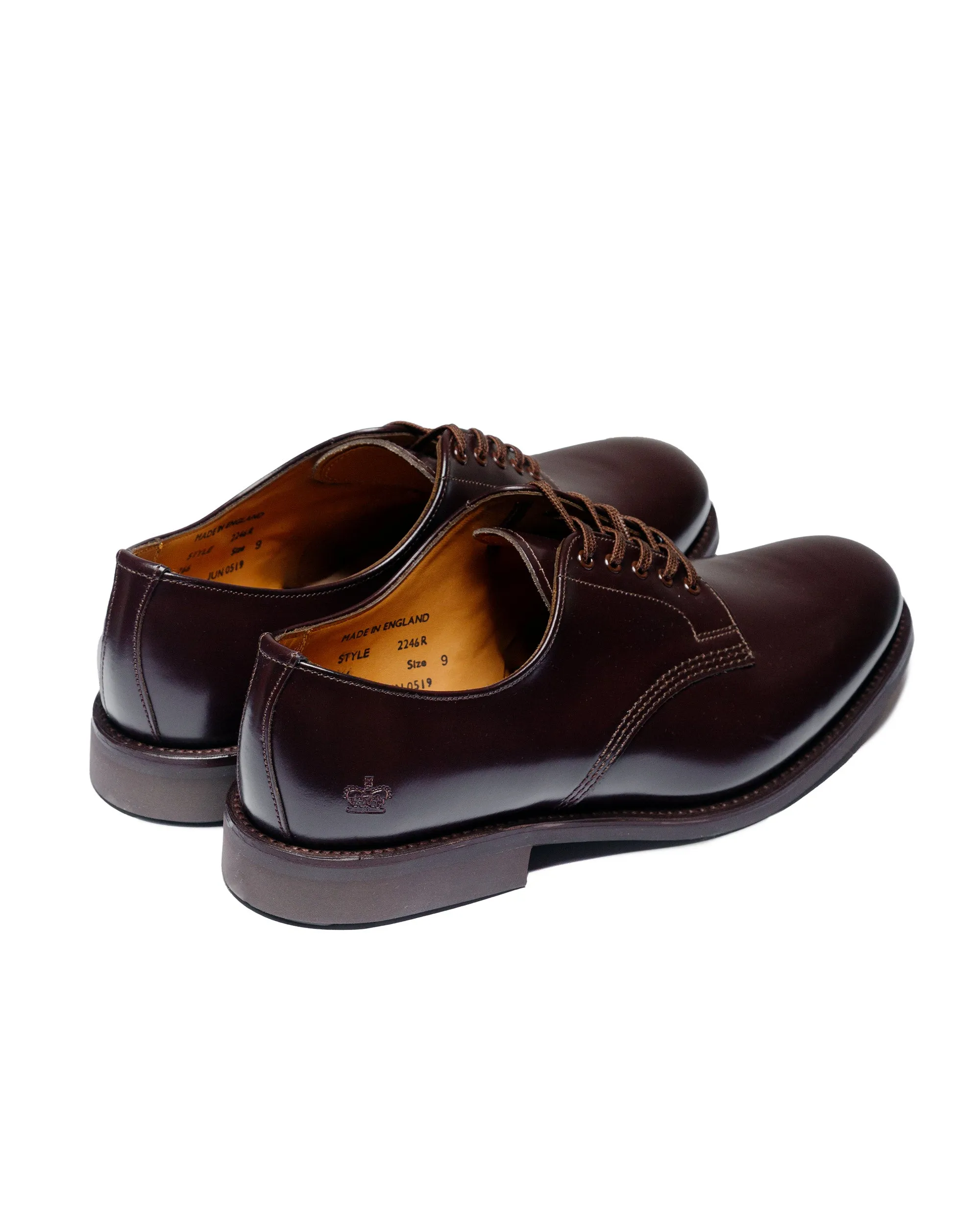 Sanders 2246R Military Officer Shoe Burgundy