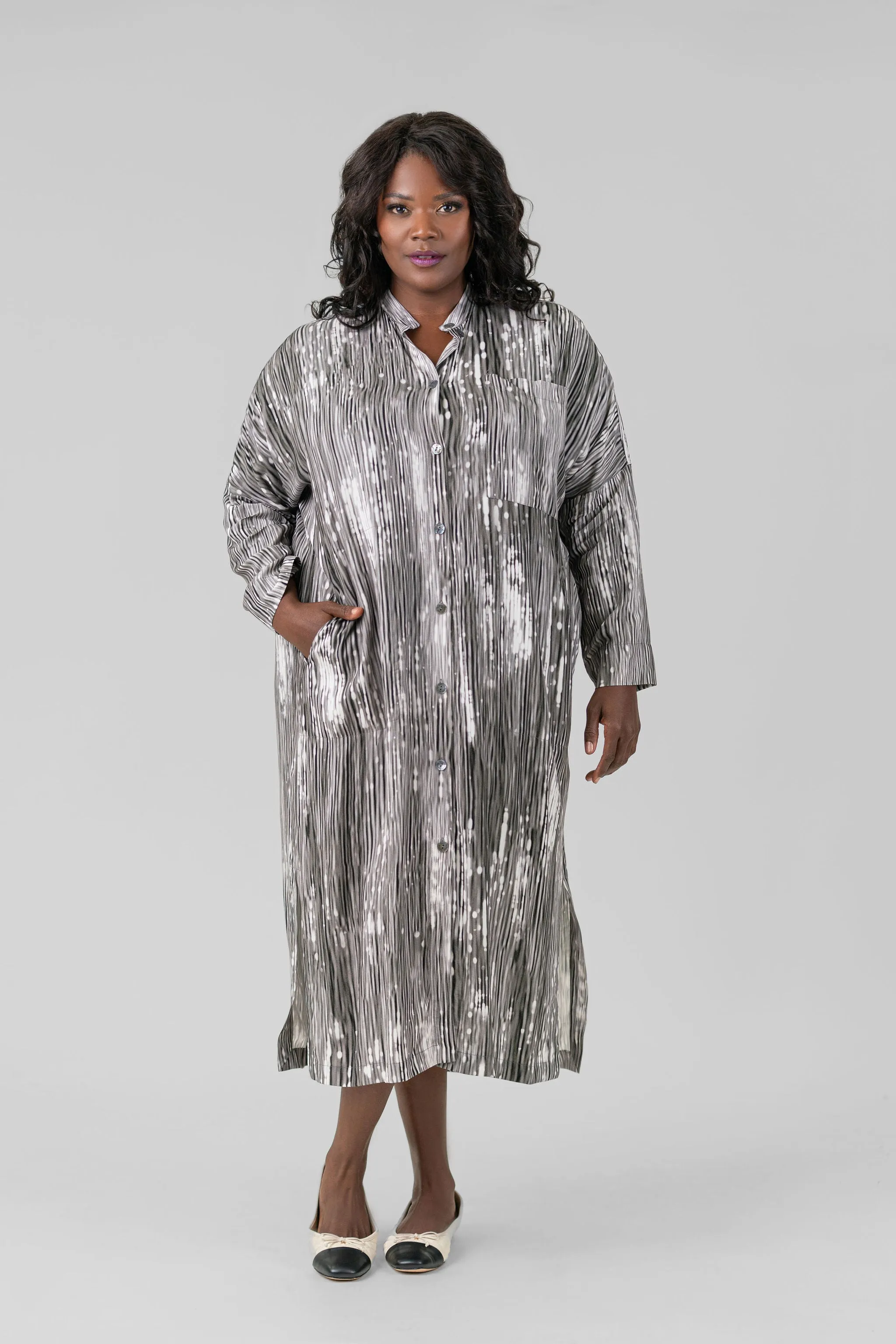 SEA VISCOSE SHIRT DRESS