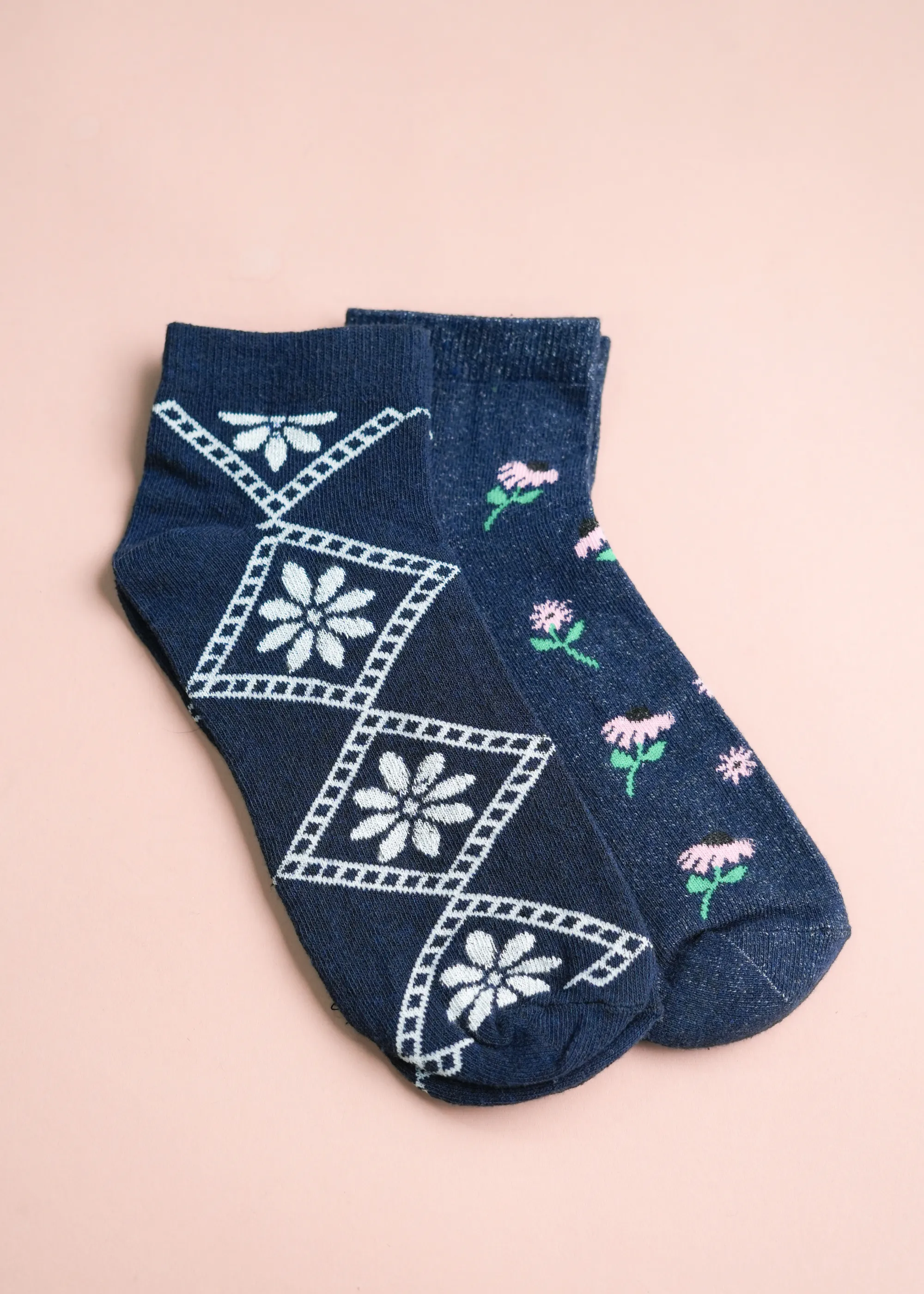 Self Design Ankle Socks