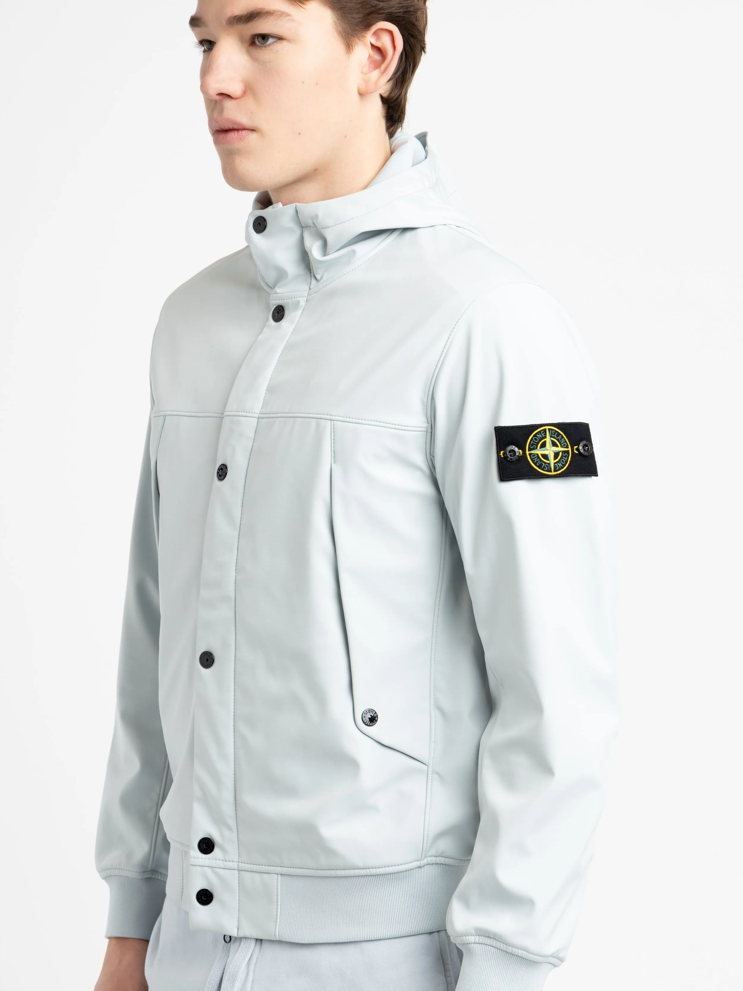 Sky Blue Soft Shell-R_E.Dye® Technology Jacket