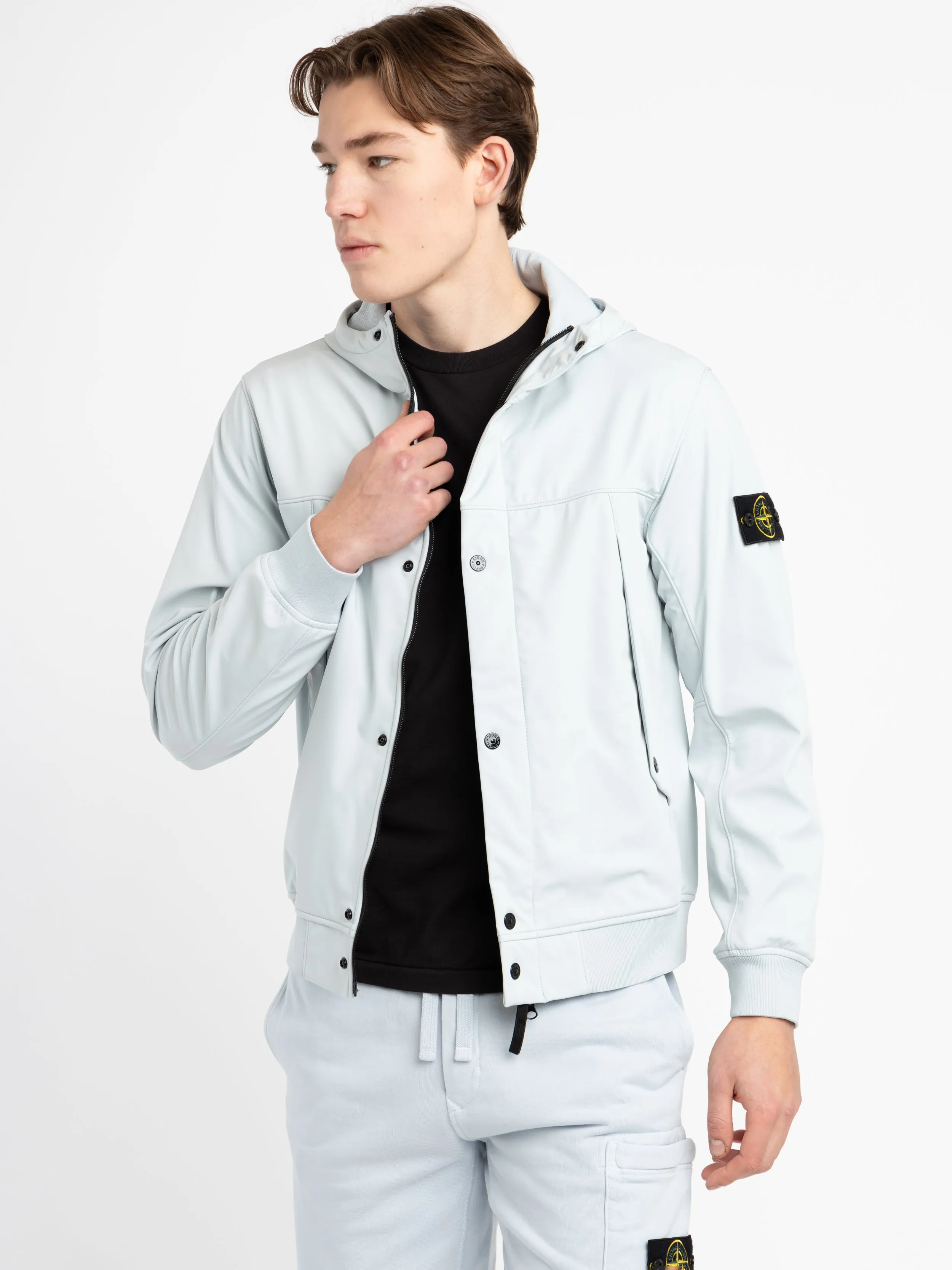 Sky Blue Soft Shell-R_E.Dye® Technology Jacket