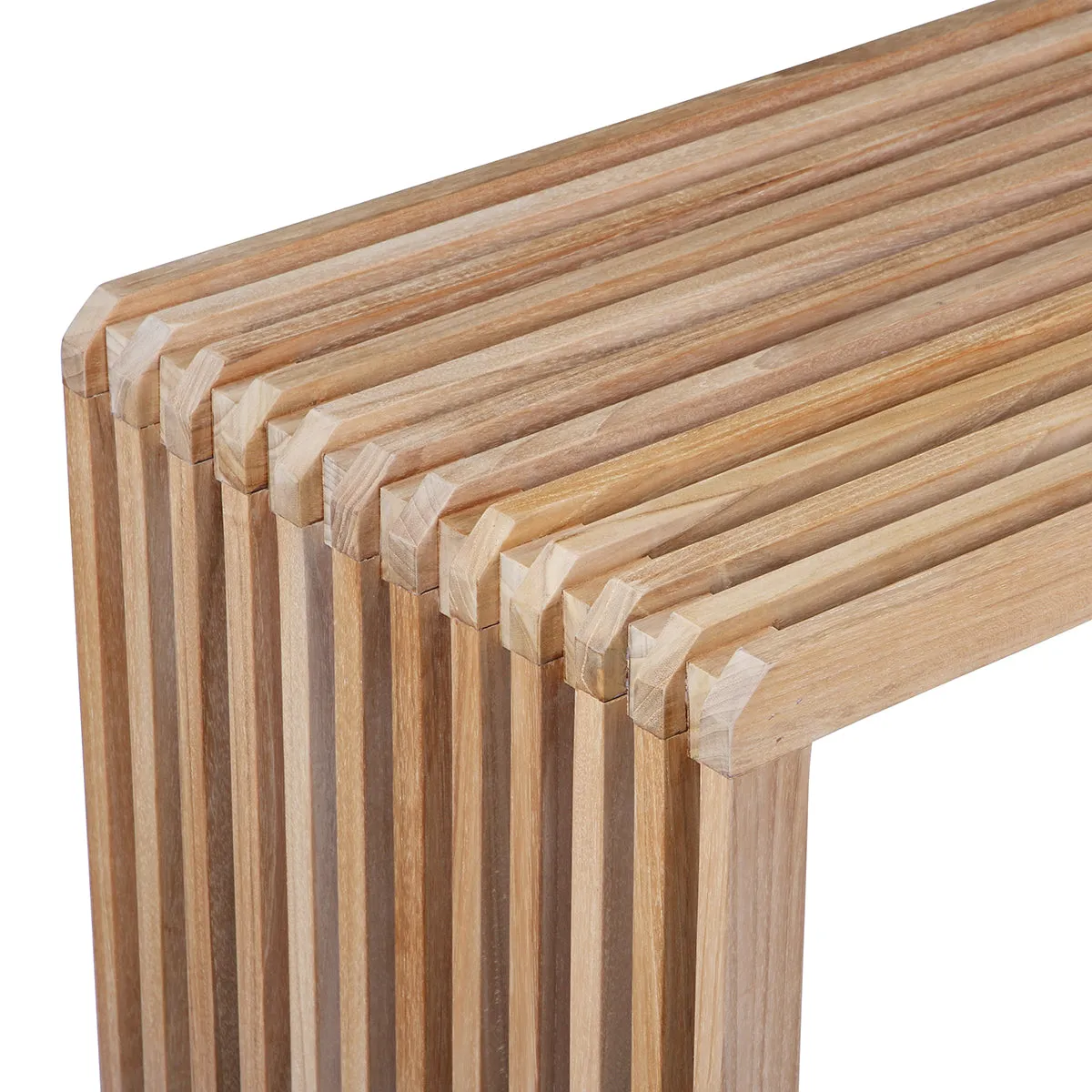 Slatted Bench